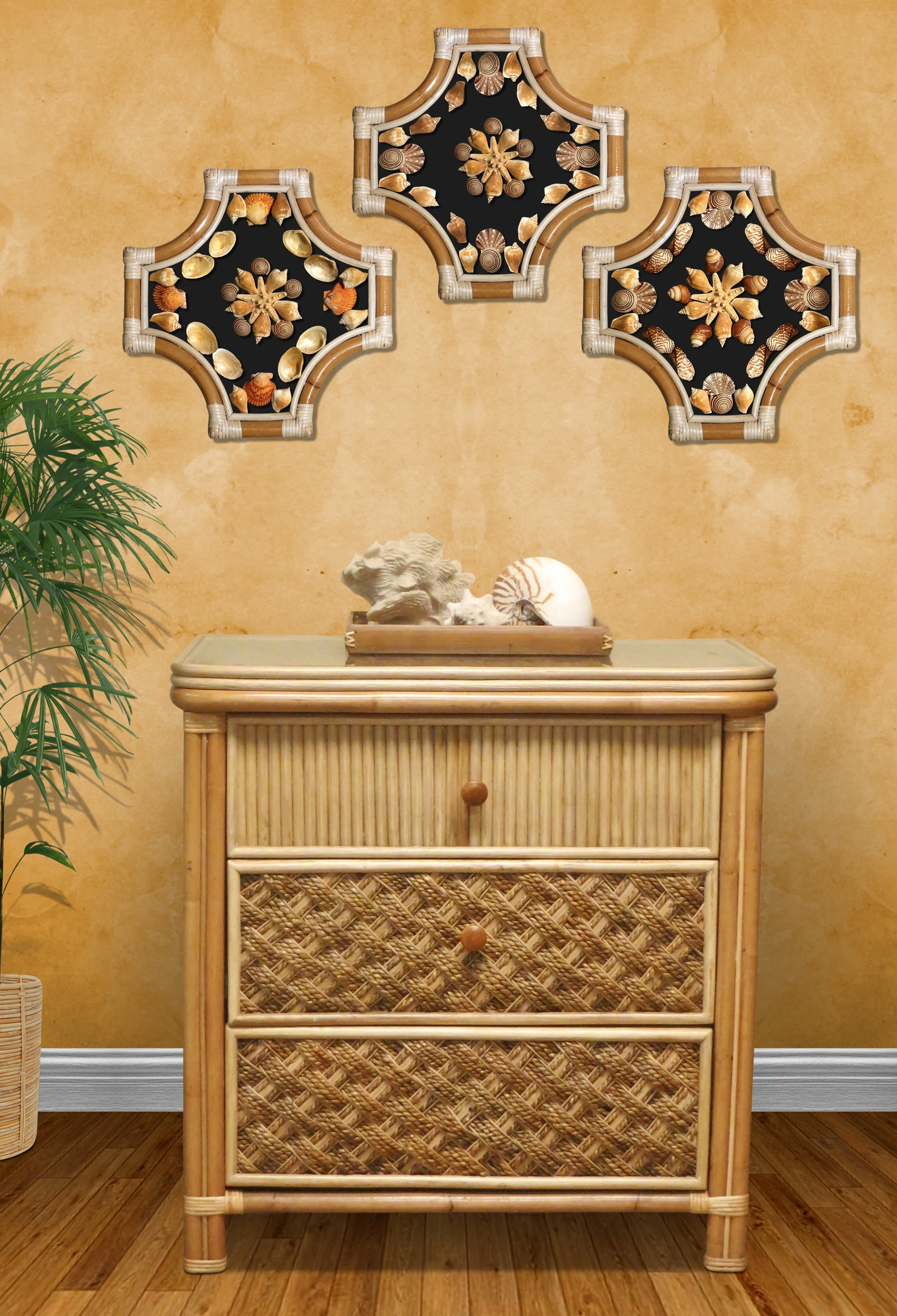 Mandalay 3 Drawer Dresser & Shield 17